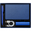 Набор Plus, синий с логотипом в Астрахани заказать по выгодной цене в кибермаркете AvroraStore