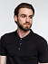 Рубашка поло мужская Adam, черная с логотипом в Астрахани заказать по выгодной цене в кибермаркете AvroraStore