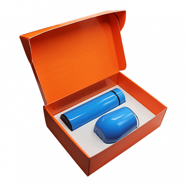 Набор Hot Box C W, голубой с логотипом в Астрахани заказать по выгодной цене в кибермаркете AvroraStore