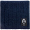 Плед Grasse, синий с логотипом в Астрахани заказать по выгодной цене в кибермаркете AvroraStore