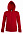 Толстовка женская на молнии с капюшоном Seven Women 290, красная с логотипом в Астрахани заказать по выгодной цене в кибермаркете AvroraStore
