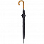 Зонт-трость LockWood, черный с логотипом в Астрахани заказать по выгодной цене в кибермаркете AvroraStore