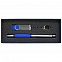 Коробка Notes с ложементом для ручки и флешки, синяя с логотипом в Астрахани заказать по выгодной цене в кибермаркете AvroraStore