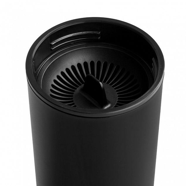 Термостакан fixMug, черный с логотипом в Астрахани заказать по выгодной цене в кибермаркете AvroraStore