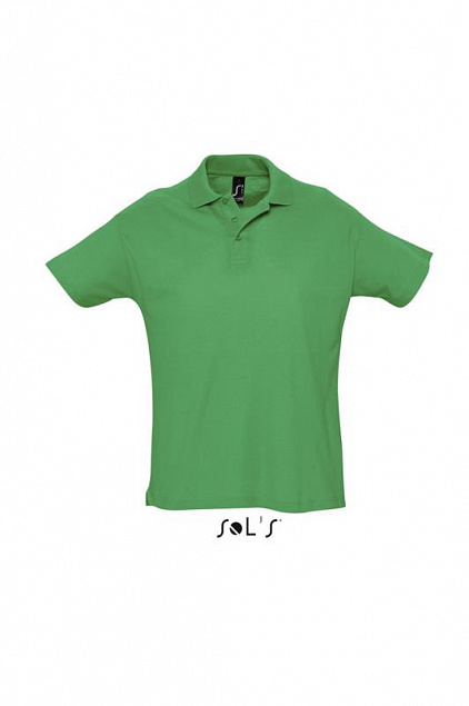 Джемпер (рубашка-поло) SUMMER II мужская,Ярко-зелёный L с логотипом в Астрахани заказать по выгодной цене в кибермаркете AvroraStore