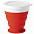 Складной стакан Astrada, красный с логотипом в Астрахани заказать по выгодной цене в кибермаркете AvroraStore