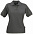 Рубашка поло женская SEMORA, черная с логотипом в Астрахани заказать по выгодной цене в кибермаркете AvroraStore