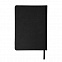Ежедневник недатированный Anderson, А5,  черный, белый блок с логотипом в Астрахани заказать по выгодной цене в кибермаркете AvroraStore