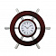 Настенные часы "Штурвал" с логотипом в Астрахани заказать по выгодной цене в кибермаркете AvroraStore