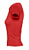 Футболка женская LADY 220 с V-обр. вырезом, красная с логотипом в Астрахани заказать по выгодной цене в кибермаркете AvroraStore