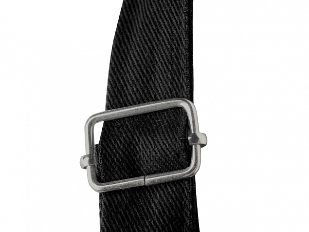 Хлопковый фартук Delight с карманом и регулируемыми завязками, черный с логотипом в Астрахани заказать по выгодной цене в кибермаркете AvroraStore