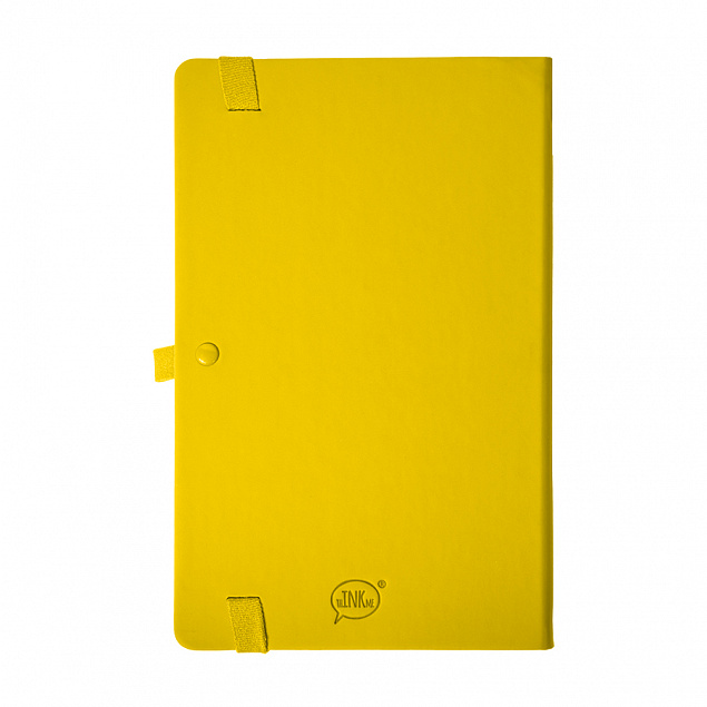 Бизнес-блокнот А5 FLIPPY, желтый, твердая обложка, в линейку с логотипом в Астрахани заказать по выгодной цене в кибермаркете AvroraStore