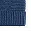 Шапка Brugge, синяя с логотипом в Астрахани заказать по выгодной цене в кибермаркете AvroraStore
