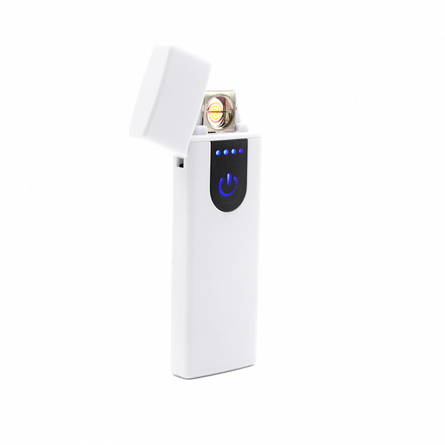 Зажигалка-накопитель USB Abigail, белый с логотипом в Астрахани заказать по выгодной цене в кибермаркете AvroraStore