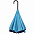 Зонт наоборот Style, трость, темно-синий с логотипом в Астрахани заказать по выгодной цене в кибермаркете AvroraStore