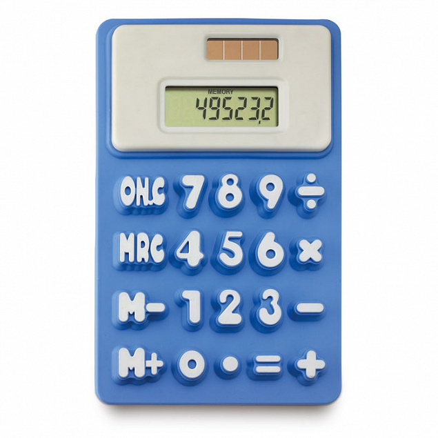 Калькулятор из силикона с логотипом в Астрахани заказать по выгодной цене в кибермаркете AvroraStore