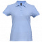 Рубашка поло женская PASSION 170, голубая с логотипом в Астрахани заказать по выгодной цене в кибермаркете AvroraStore
