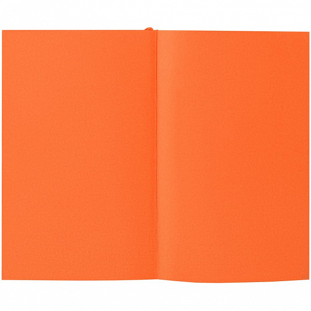 Ежедневник Flat Mini, недатированный, оранжевый с логотипом в Астрахани заказать по выгодной цене в кибермаркете AvroraStore