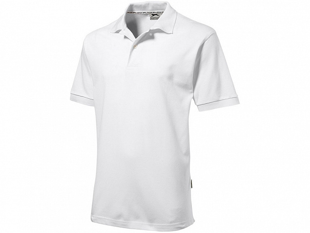 Рубашка поло Forehand мужская, белый с логотипом в Астрахани заказать по выгодной цене в кибермаркете AvroraStore