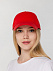 Бейсболка Convention, красная с логотипом в Астрахани заказать по выгодной цене в кибермаркете AvroraStore