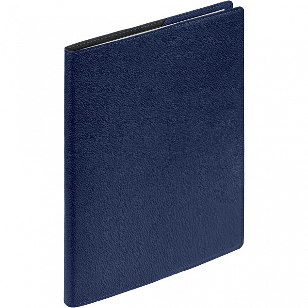 Ежедневник в суперобложке Brave Book, недатированный, синий с логотипом в Астрахани заказать по выгодной цене в кибермаркете AvroraStore