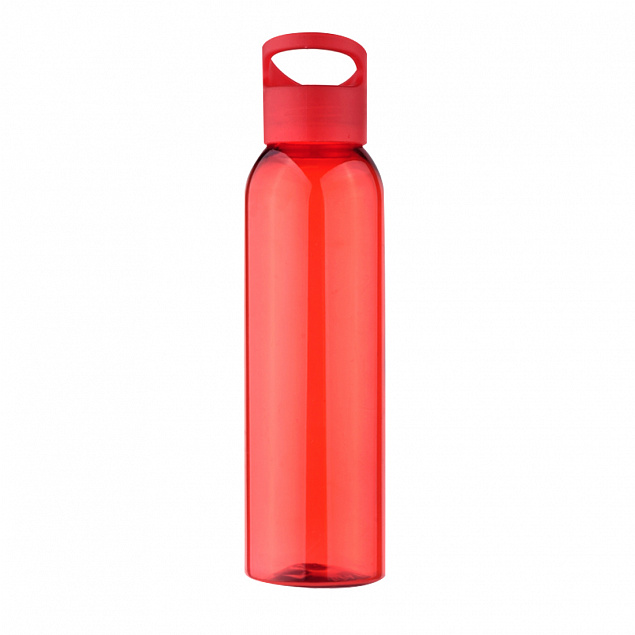 Бутылка пластиковая для воды SPORTES - Красный PP с логотипом в Астрахани заказать по выгодной цене в кибермаркете AvroraStore