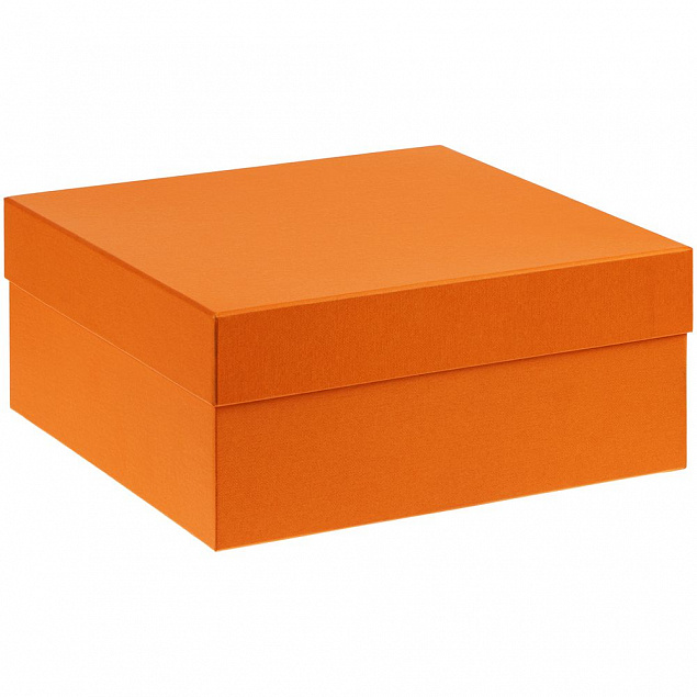 Коробка Satin, большая, оранжевая с логотипом в Астрахани заказать по выгодной цене в кибермаркете AvroraStore