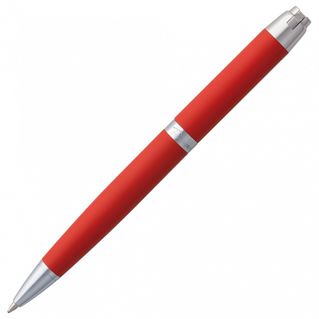Ручка шариковая Razzo Chrome, красная с логотипом в Астрахани заказать по выгодной цене в кибермаркете AvroraStore