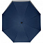 Зонт-трость Fiber Move AC, темно-синий с серым с логотипом в Астрахани заказать по выгодной цене в кибермаркете AvroraStore