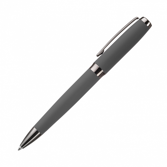 Шариковая ручка Monreal, серая с логотипом в Астрахани заказать по выгодной цене в кибермаркете AvroraStore