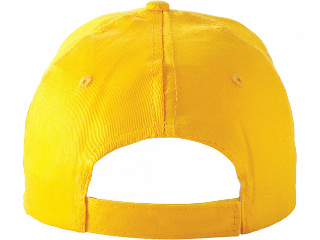 Бейсболка Detroit 6-ти панельная, желтый с логотипом в Астрахани заказать по выгодной цене в кибермаркете AvroraStore