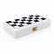 Набор настольных игр 3 в 1 в деревянной коробке с логотипом в Астрахани заказать по выгодной цене в кибермаркете AvroraStore