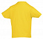 Футболка детская Imperial Kids 190, желтая с логотипом в Астрахани заказать по выгодной цене в кибермаркете AvroraStore