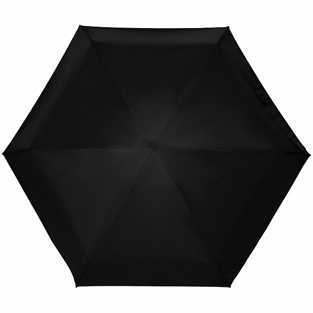 Зонт складной Color Action, в кейсе, черный с логотипом в Астрахани заказать по выгодной цене в кибермаркете AvroraStore
