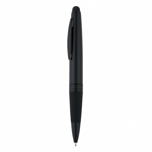 Ручка-стилус 2 в 1, черный с логотипом в Астрахани заказать по выгодной цене в кибермаркете AvroraStore