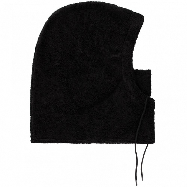 Балаклава-капюшон Flocky, черная с логотипом в Астрахани заказать по выгодной цене в кибермаркете AvroraStore