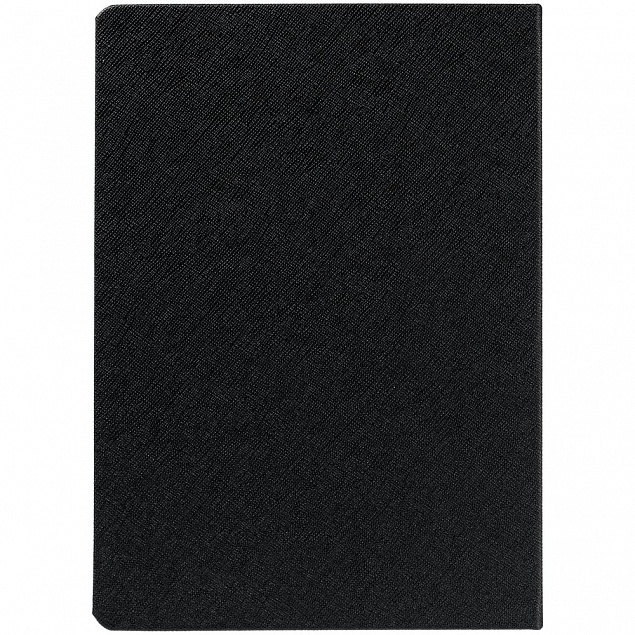 Ежедневник Saffian, недатированный, черный с логотипом в Астрахани заказать по выгодной цене в кибермаркете AvroraStore