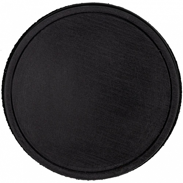 Лейбл из ПВХ с липучкой Menteqo Round, черный с логотипом в Астрахани заказать по выгодной цене в кибермаркете AvroraStore