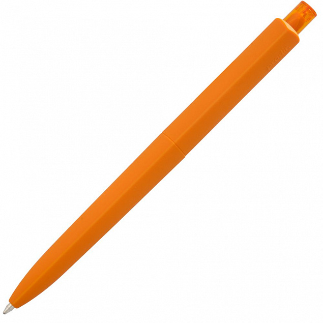 Ручка шариковая Prodir DS8 PRR-Т Soft Touch, оранжевая с логотипом в Астрахани заказать по выгодной цене в кибермаркете AvroraStore