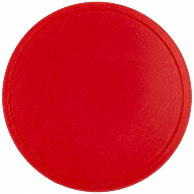 Лейбл из ПВХ Dzeta Round, M, красный с логотипом в Астрахани заказать по выгодной цене в кибермаркете AvroraStore