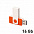 Флеш-карта TWISTA, 16Гб, оранжевый/белый с логотипом в Астрахани заказать по выгодной цене в кибермаркете AvroraStore
