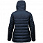 Куртка компактная женская Stavanger, темно-синяя с логотипом в Астрахани заказать по выгодной цене в кибермаркете AvroraStore