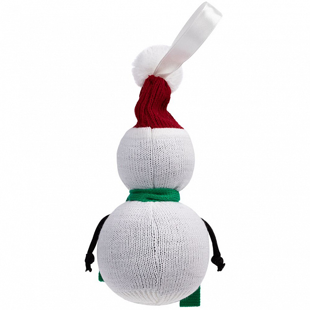 Елочная игрушка «Снеговик» с логотипом в Астрахани заказать по выгодной цене в кибермаркете AvroraStore