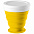 Складной стакан Astrada, желтый с логотипом в Астрахани заказать по выгодной цене в кибермаркете AvroraStore