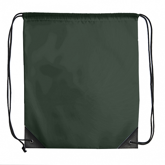 Рюкзак мешок с укреплёнными уголками BY DAY, хаки, 35*41 см, полиэстер 210D с логотипом в Астрахани заказать по выгодной цене в кибермаркете AvroraStore