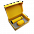 Набор Hot Box C (софт-тач) G, желтый с логотипом в Астрахани заказать по выгодной цене в кибермаркете AvroraStore