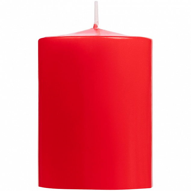 Свеча Lagom Care, красная с логотипом в Астрахани заказать по выгодной цене в кибермаркете AvroraStore