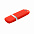 Флешка "Shape" с покрытием Софт Тач 16 Гб - Красный PP с логотипом в Астрахани заказать по выгодной цене в кибермаркете AvroraStore