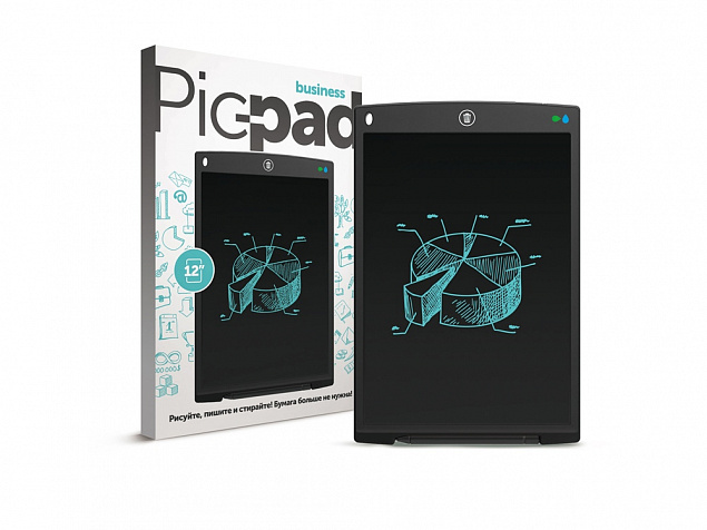 Планшет для рисования Pic-Pad Business Big с ЖК экраном с логотипом в Астрахани заказать по выгодной цене в кибермаркете AvroraStore