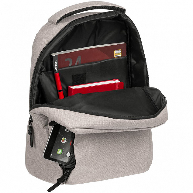 Рюкзак для ноутбука Onefold, светло-серый с логотипом в Астрахани заказать по выгодной цене в кибермаркете AvroraStore